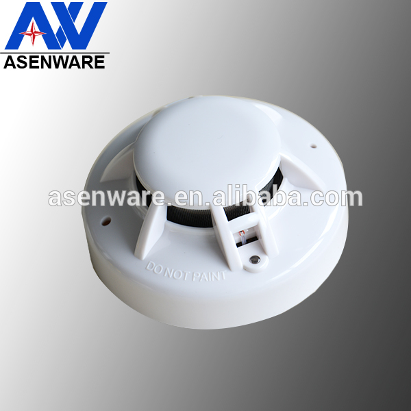 Wireless smoke and heat detector for fire alarm