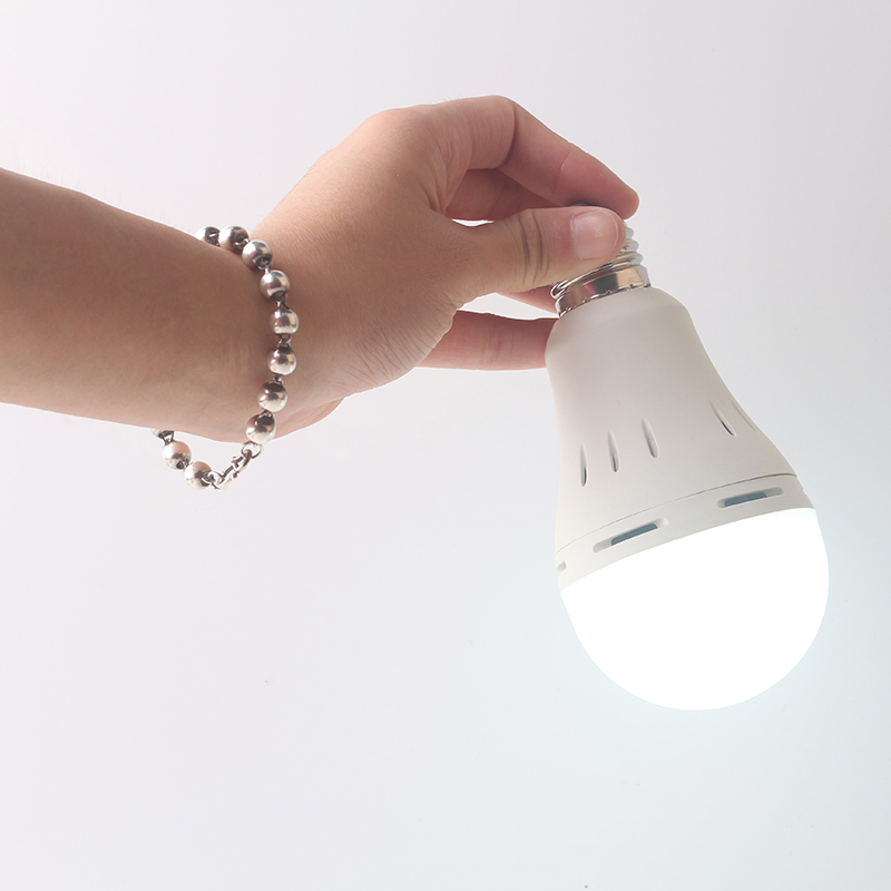 rechargeable lamp AC/DC E27 B22 led rechargeable lights intelligent battery