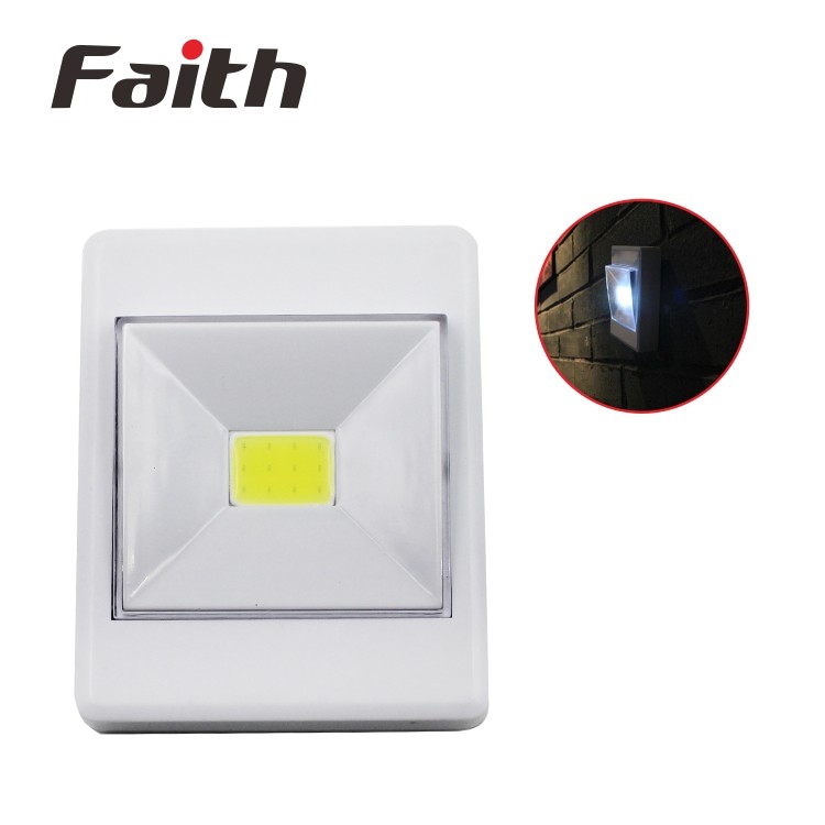 2017 Hot Sales Wireless Cob Battery Operated Led Light Switch