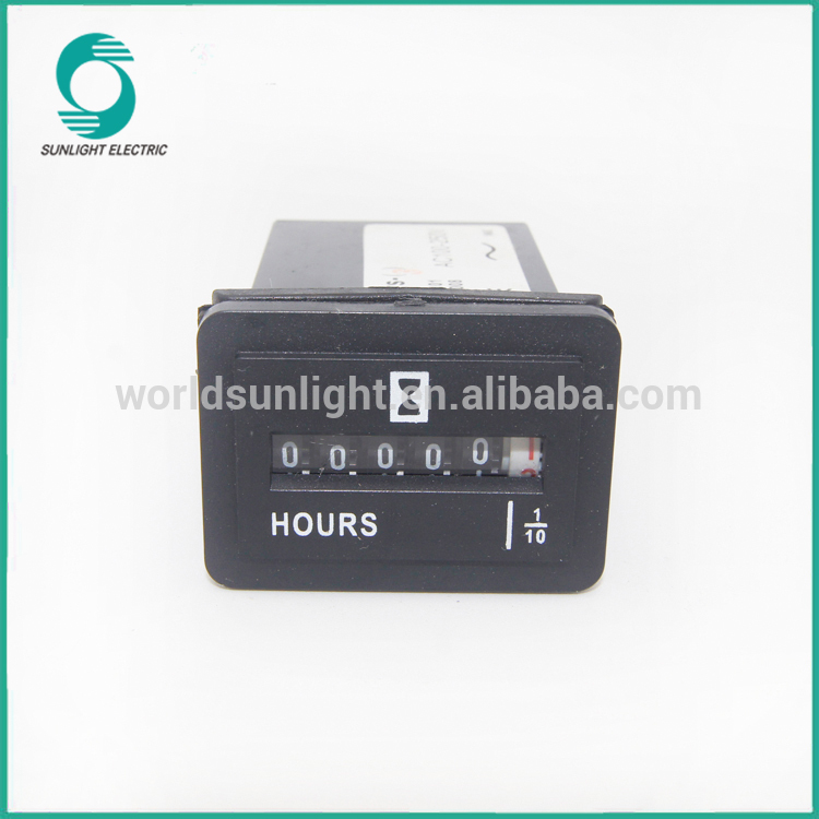 SYS-3 6 digit engine mechanical hour meter square meter