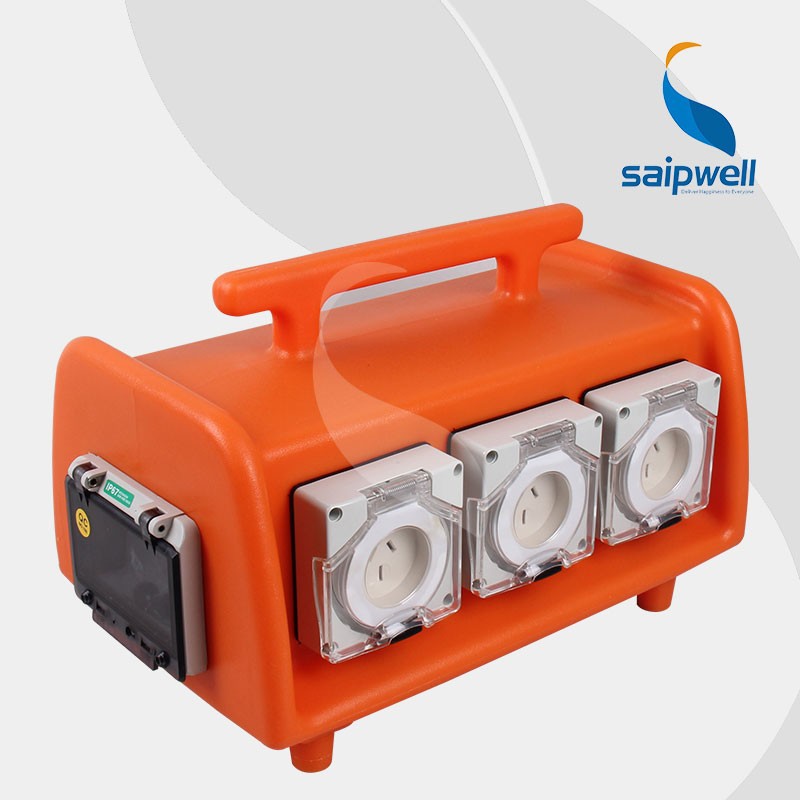 SAIP/SAIPWELL Horizontal Type Removable Distribution Box Electrical Power Socket Box