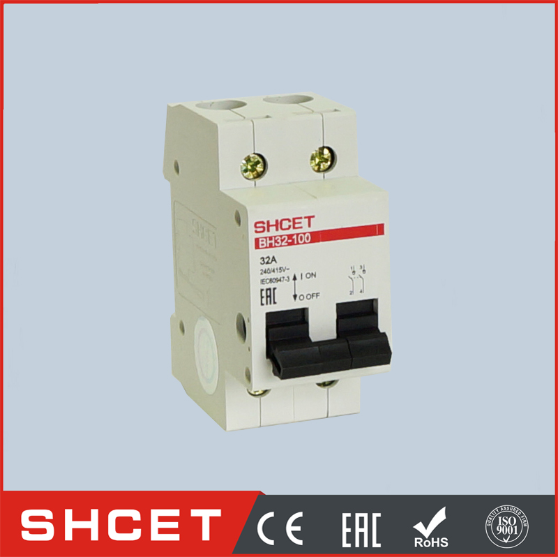 SHCET CE EAC HL32-100 16 to 100A din rail isolating switch main switch breaker