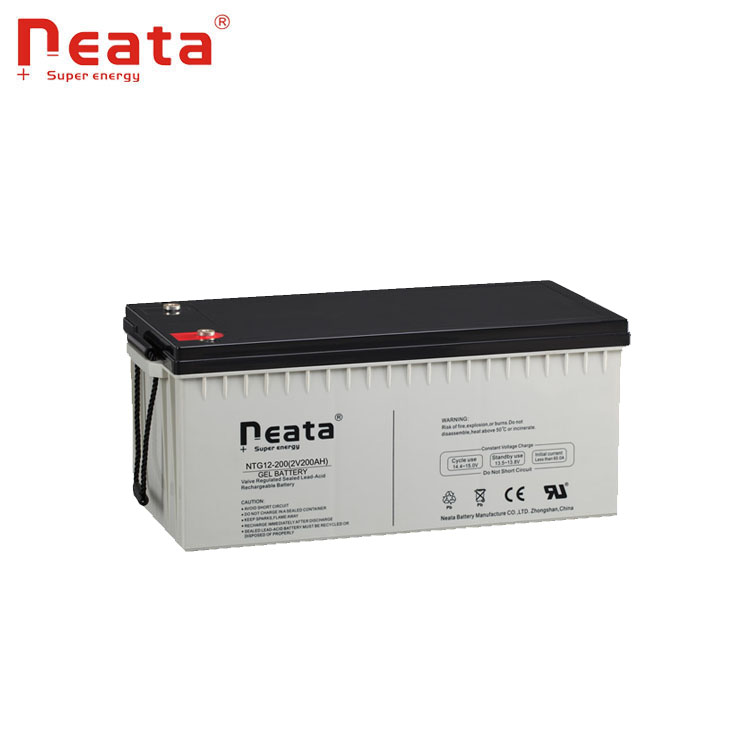 Lead acid rechargeable deep cycle 12v200ah battery