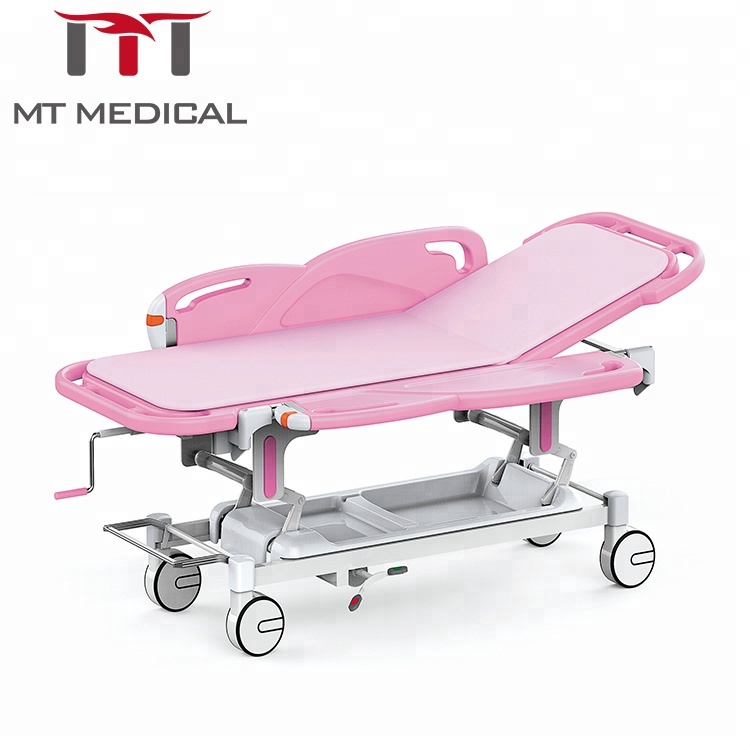 ICU room movable medical ambulance transport stretcher bed