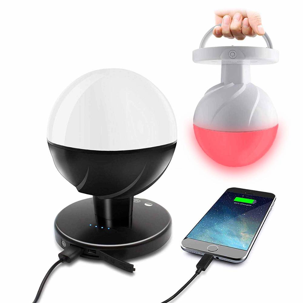 Night sensor light power bank kids USB table lamp bedside