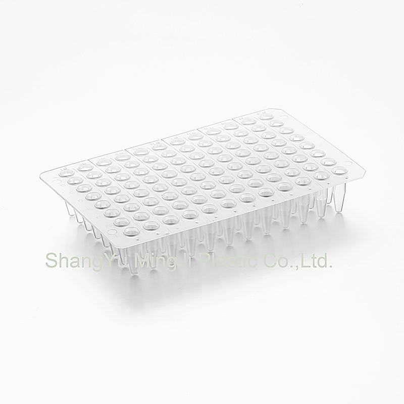 High quality biochemical transparent plastic lab 0.2ml pcr plate with 96 wells