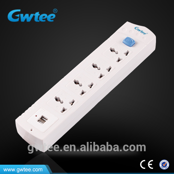 universal type mutil way Thailand extension socket GT-6111