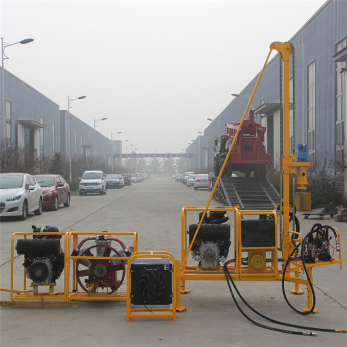 hydraulic portable hard rock drilling machine