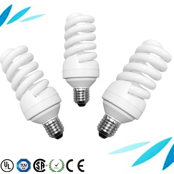 7mm 8mm 9mm 8000hrs energy saver parts tri-phosphor >65lm/w energy saving bulbs 6500k CFL bulb