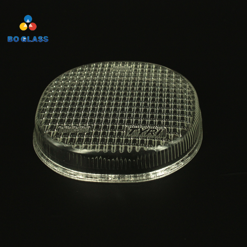 China Factory Direct Sell Pressed Glass Lamp Cover for Cars