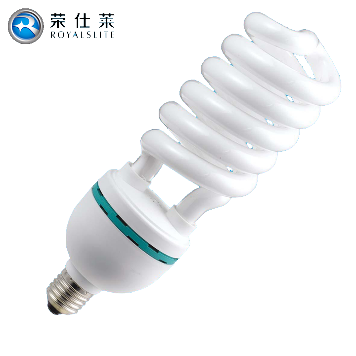 14mm Tube Dia Half Spiral CFL Energy Saving Light Bulb 45w/55w/65w