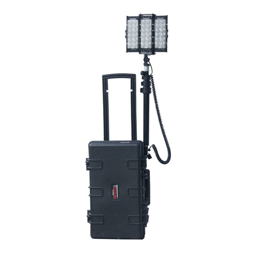 120W super bright extended outdoor work light retractable led lighting system