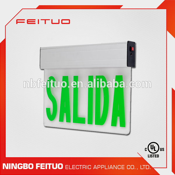 UL cUL Listed LED Emergency Exit Sign-SALIDA JEL1GW