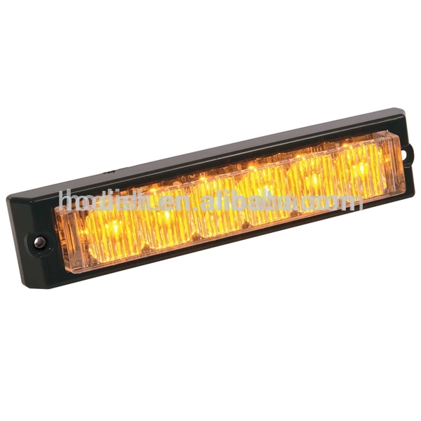 6*3W LED car amber led strobe lights 12V-24V