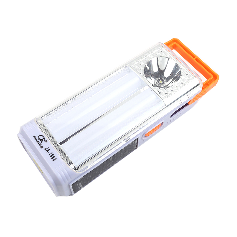 Small portable led solar torch with dry battery cabin set cool solar emergency flashlight JA-1963