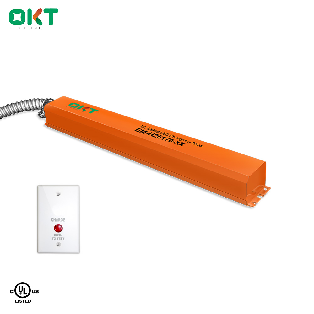 Emergency lighting LED power pack for LED luminaires 25 VA/W or less of AC power