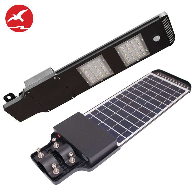 Flyinglighting China famous brand waterproof ip65 20w 40w 60w all in one outdoor led solar street light