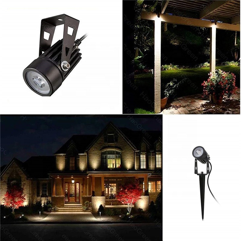 Plug in surface wall mounted RF Remote Dimmer Control 1W 4 LED Solar Recessed Spotlight Garden Spotlighting