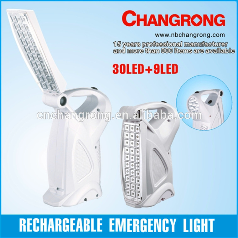 LED rechargeable portable emergemcy light with torch light