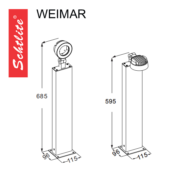 WEIMAR Good quality new design led mini ip65 CLASS-I flood light for outdoor