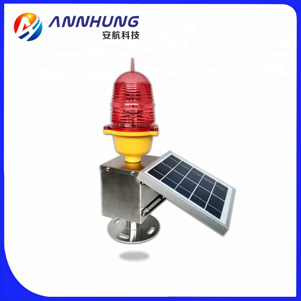 AH-LS-A Single Electric and Telecom Tower Low - intensity Solar Powered Aviation Light