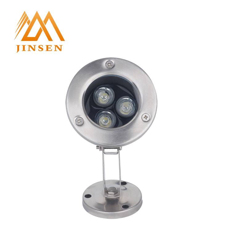 Free sample stainless steel material small power AC/DC12V 3w led underwater light