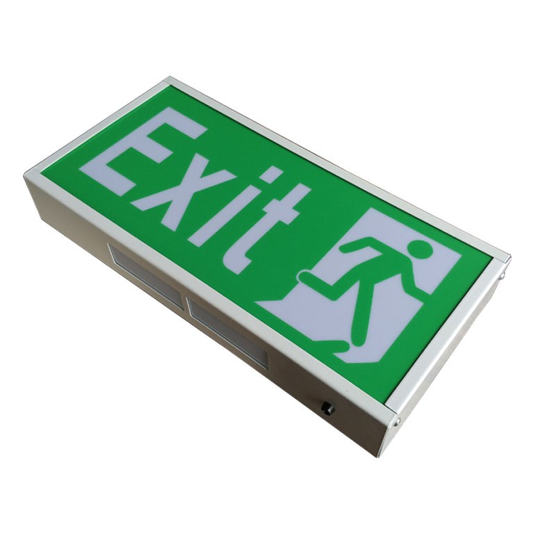 Zhuiming Exit Sign Wall Surface Mounted LED Emergency Exit Lights LED Emergency Lighting