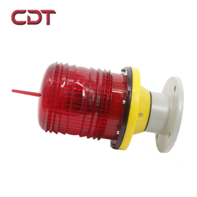 RED Low intensity Type airport runway lights, ICAO red flashing led Single airport warning lighting