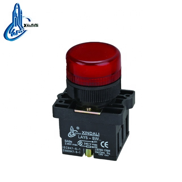 LAY5-EV74 wenzhou industrial 220 volt LED RED indicator light switches