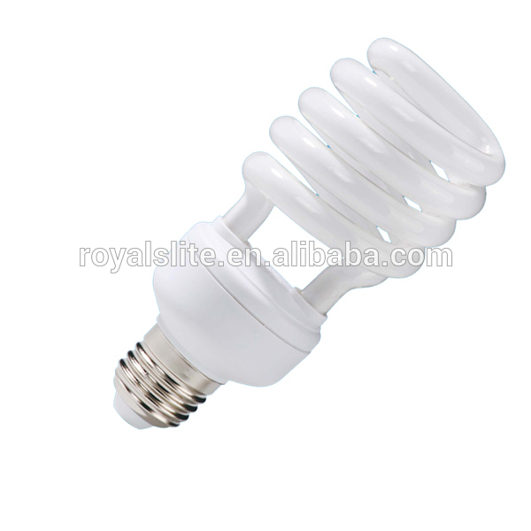 China factory CFL light half spiral and full spiral CFL with higher power E27 B22