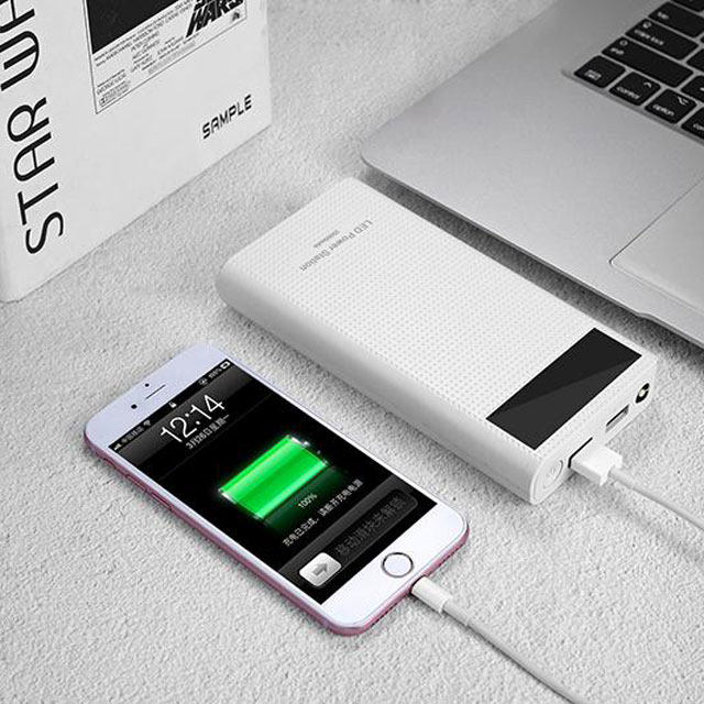 Emergency charging slim wallet 20000mah power bank for phone