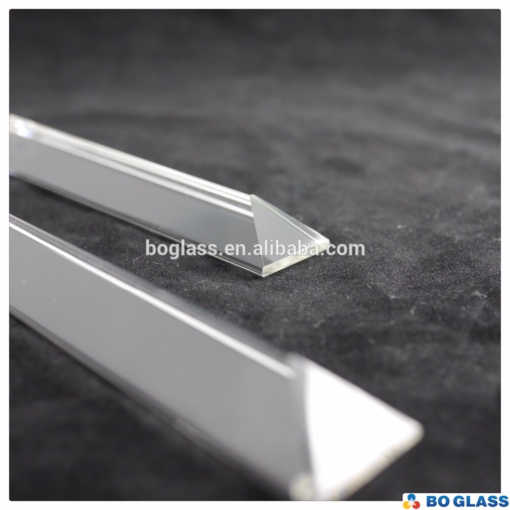 Wholesale hand made clear crystal triangle rod