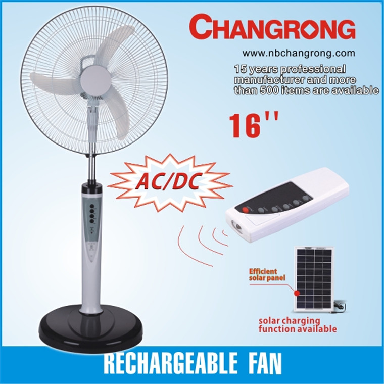 16inch rechargeable standing fan