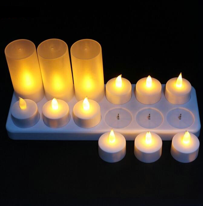 Flicker Light Flameless LED Tealight Tea Candles New