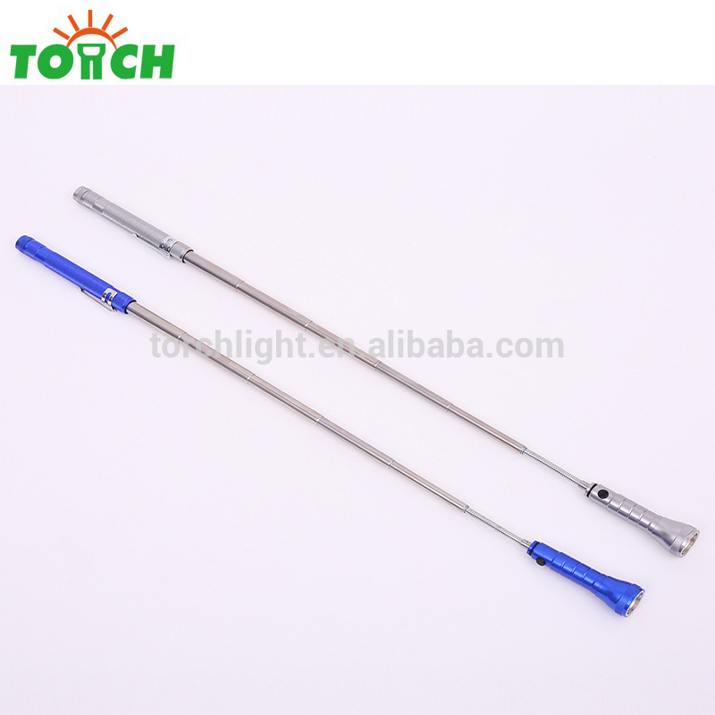 2019 Wholesale high quality 3 led Pick Up Tool Telescopic Magnetic Base and head Extending tool lights