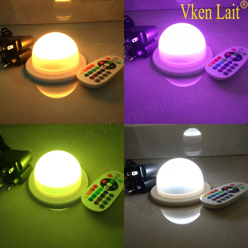 DHL Free Shipping RGB rechargeable lithium battery led light for bright led furniture