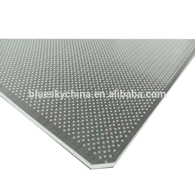 Customized size Clear Acrylic material lgp sheet Laser Dotted High Uniformity LGP sheet acrylic Light Guide Plate