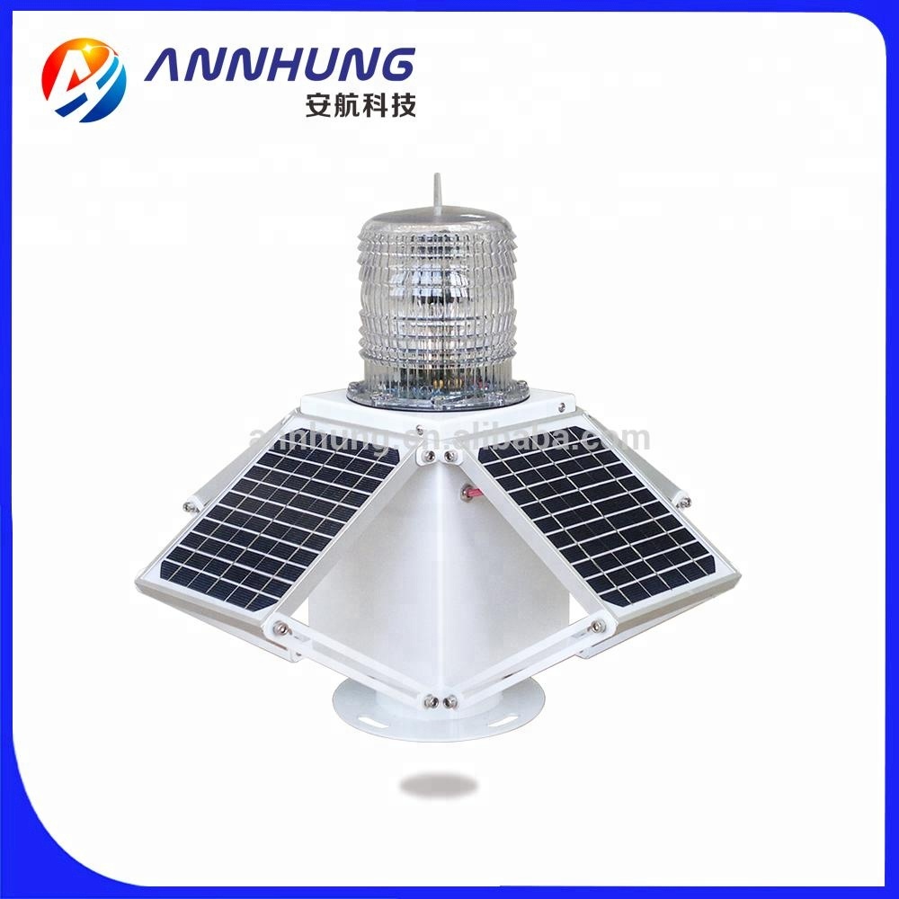 Marine Lanterns, LED Solar Powered Navigation Marine Lantern  with Four Solar Panels IALA Standred