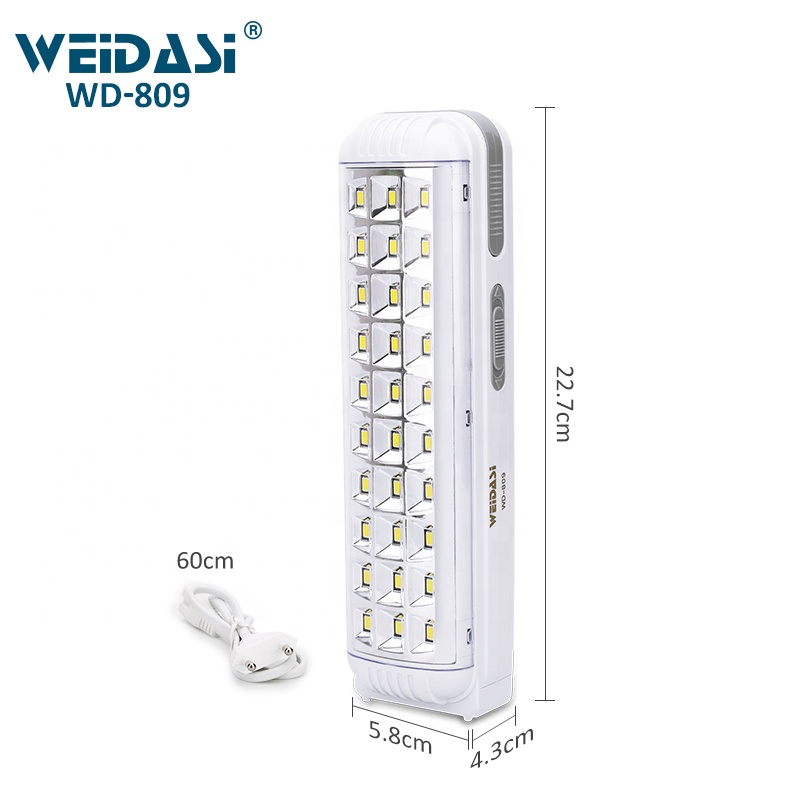 household portable led emergency light rechargeable with high quality