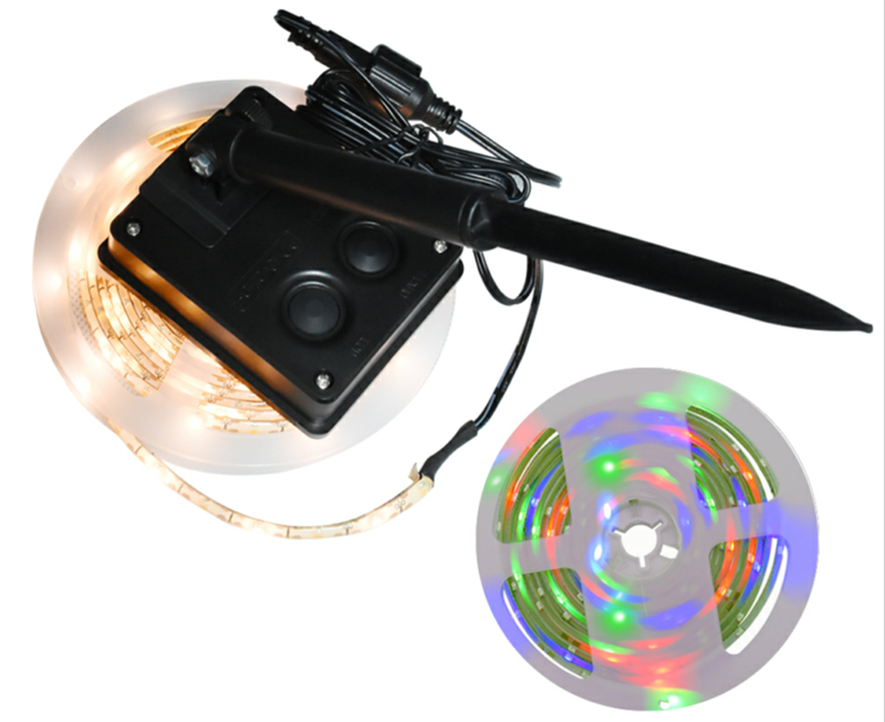 soft flexible solar powered led strip lights for patio decoration