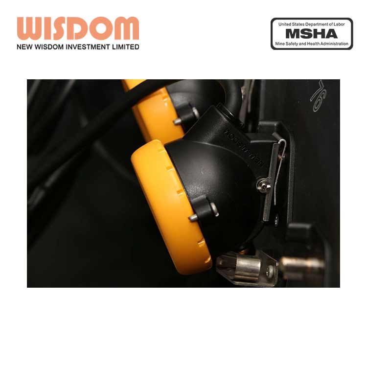 Wisdom corded LED underground mining lamp KL5M with Atex and MSHA approval