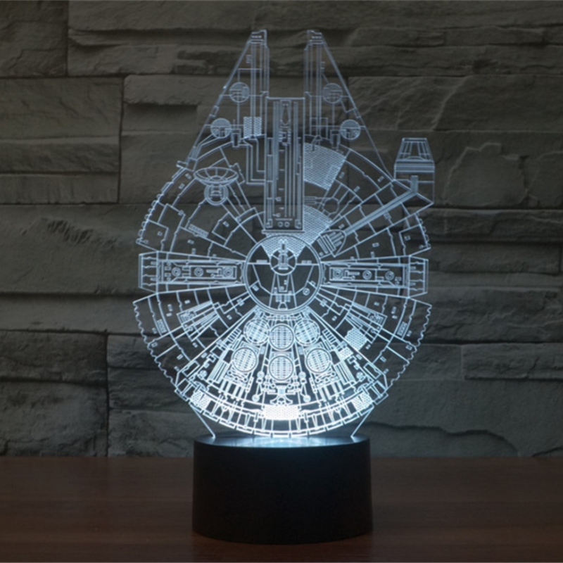New Lights 3D Night Light Animal building Shape Lamp