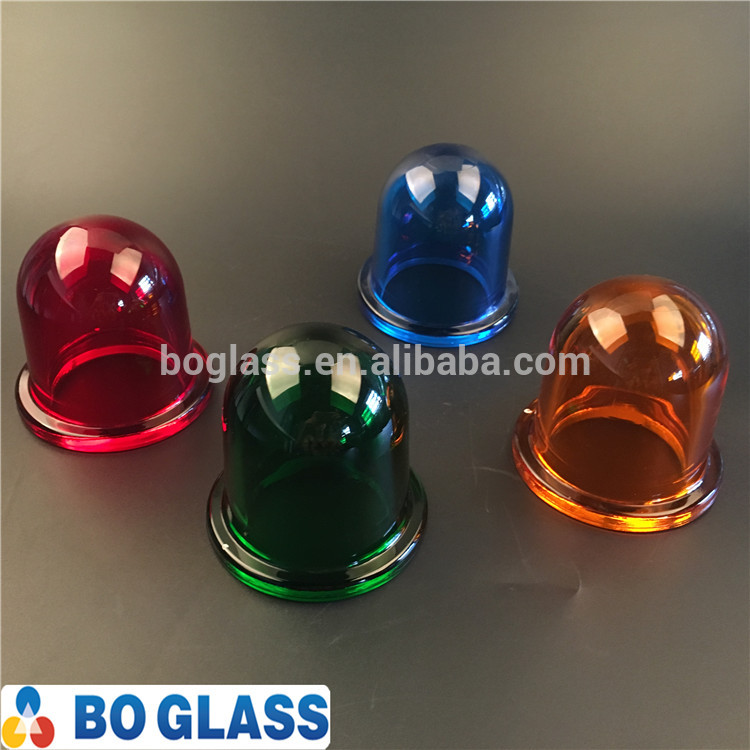 molded borosilicate glass dome for explosion proof lighting, well glass dome