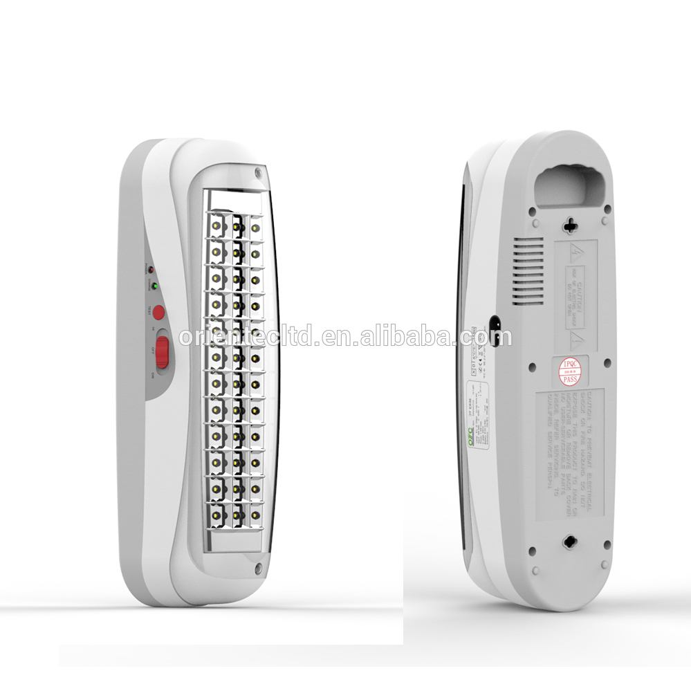 36 led rechargeable emergency light for home with test button