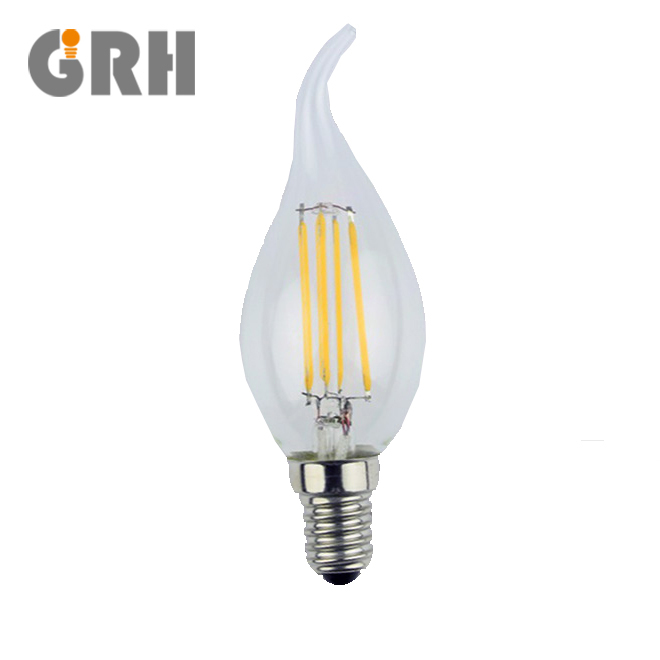 8w more popular e14 hot sell led filament lamps C35