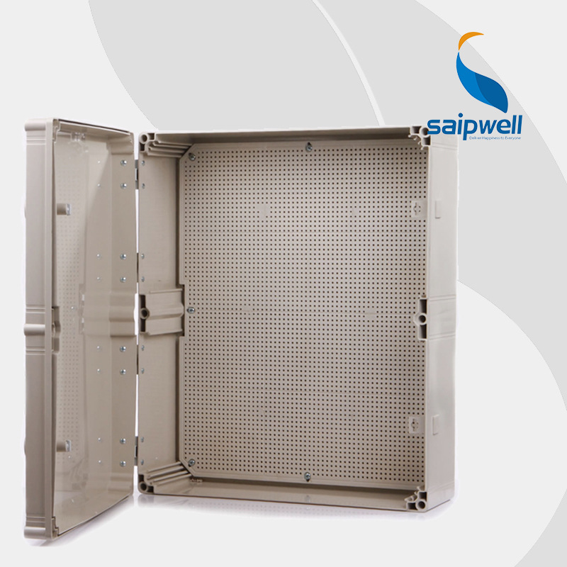 SAIPWELL Y IP66 SP-AG-604019 600*400*195 ABS Enclosures With Lock Clasp Electrical Distribution box