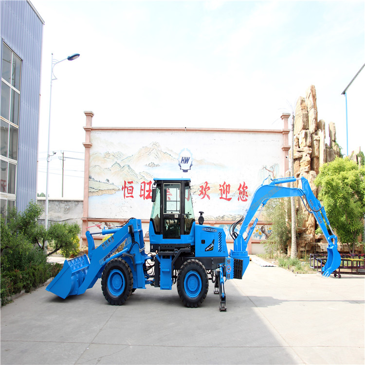 agriculture machinery wheel loader with backhoe and other equipment