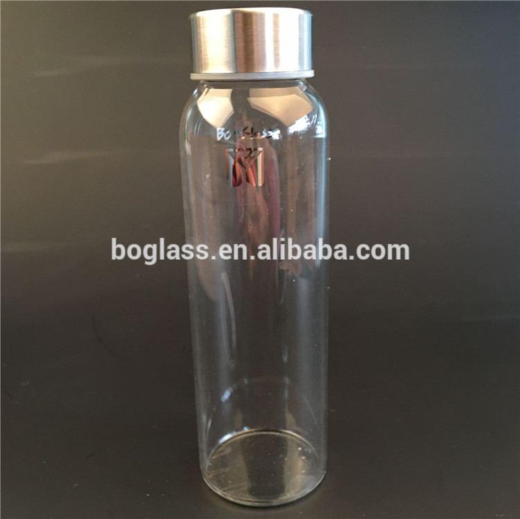 Wholesale high borosilicate glass bottle insulation joyshaker water drinking bottle