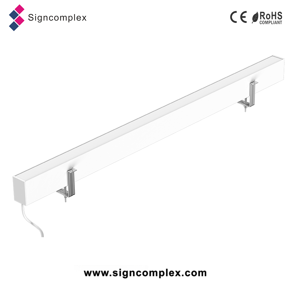 New Milky cover in single run led linear light for supermarket