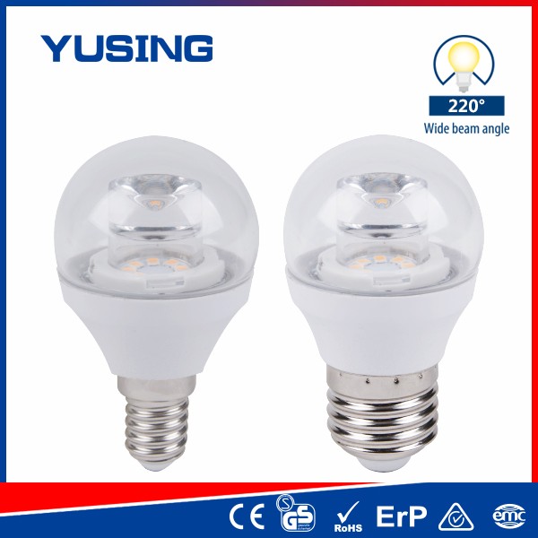 Cool White 6000K G45 LED Light Bulb For Home 3W LED Bulb 3W